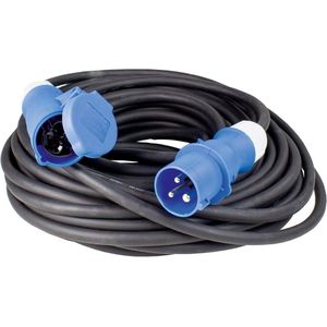 CEE-Verlängeringskabel voor Caravan – 10 m, 3-polig, 230 V / 16 A – Spatwaterdicht met Beschermkap – Camping Accessoire