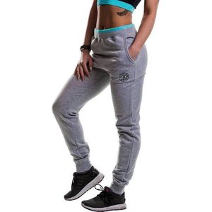 Gold's Gym Ladies Fitted Premium Jog Pants - Grey - XS
