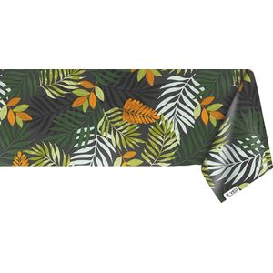 Raved Tafelzeil Jungle  140 cm x  140 cm - Oranje - PVC - Afwasbaar