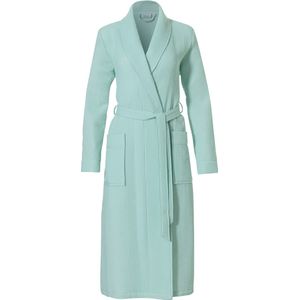 Pastunette dames badjas Wafel - mint - 120cm  - M