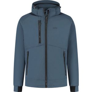 Kjelvik heren winterjas - winter softshell jas - Rebel - blauw - maat S