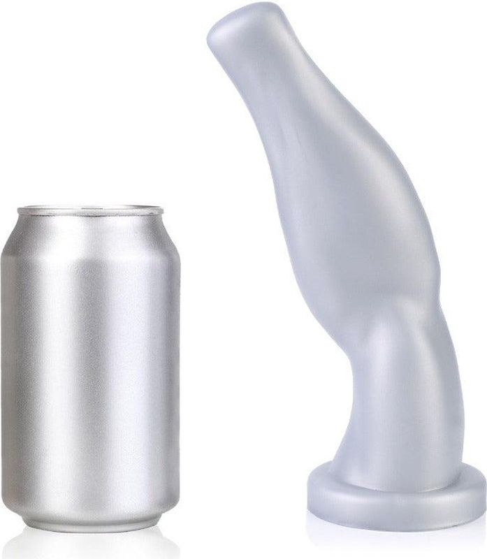 665 Liquid Silicone - Dildo - Arm Wrestler - Vac-U-Lock Compatibel - Zilver S