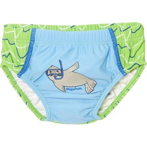 Playshoes - herbruikbare zwemluier meisjes en jongens - blauw-groen - maat 86-92cm