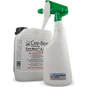 Cee-Bee Hygiënische Interieur Reiniger | 2.5 Liter | Met sprayflacon | Uniek product | Hygiënisch en intensief reinigend
