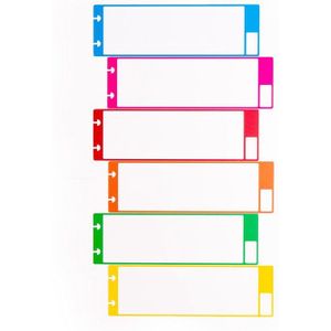 Modubooq™ - 6 blanco discbound tabbladverdelers - A5