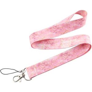 DW4Trading Sleutelkoord Roze Goud - Sleutelhanger - Keycord - Lanyard - Lengte 49 cm