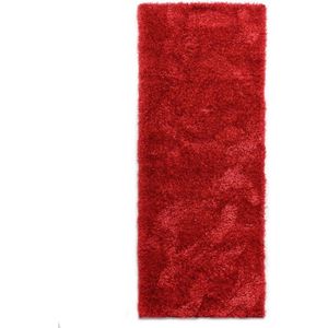 Hoogpolige loper Velours - Posh rood 80x300 cm
