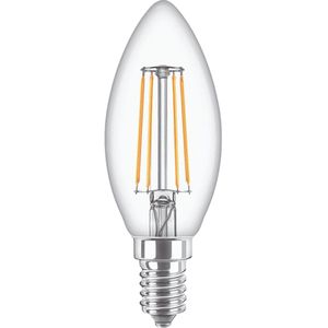 Emos LED Filament E14 - 2W (25W) - Koel Wit Licht - Niet Dimbaar