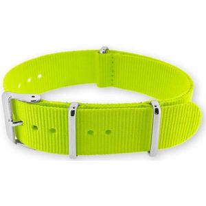 NATO Horlogeband G10 Military Nylon Strap - Original NATOS.com® - Fluo Geel 18mm