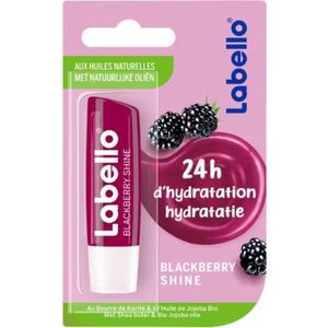 24x Labello Lippenbalsem Blister Blackberry Shine