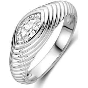 Gerhodineerd Zilver Ring Met Zirkonia 1339225