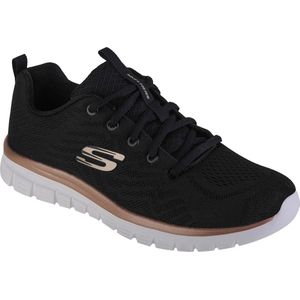 Skechers Graceful - Get Connected 12615-BKGD, Vrouwen, Zwart, Sneakers,Sportschoenen, maat: 37,5
