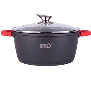 Bavary KATG20 Pan - Braadpan - Soeppan - Ø 20 cm - Inductie - Keramisch - 2.5 Liter - Zwart