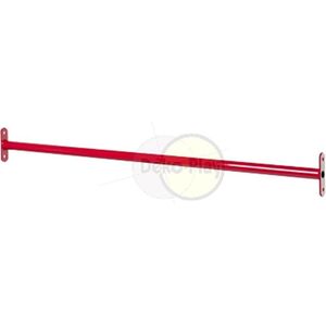 Rekstok 90cm - bevestiging set - rood