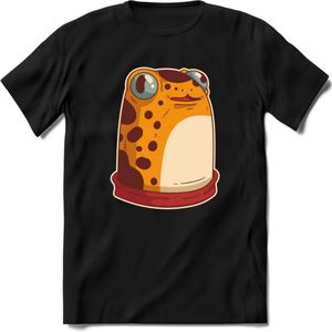 Hello there T-Shirt Grappig | Dieren kikker Kleding Kado Heren / Dames | Animal Skateboard Cadeau shirt - Zwart - M