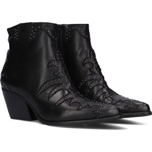 Notre-V Ar196 Enkellaarsjes - Enkelboots met rits - Dames - Zwart - Maat 36