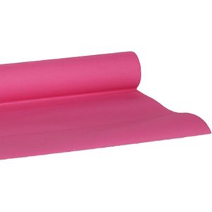 Cosy & Trendy Tafelloper - 2x - papier - fuchsia roze - 480 x 40 cm