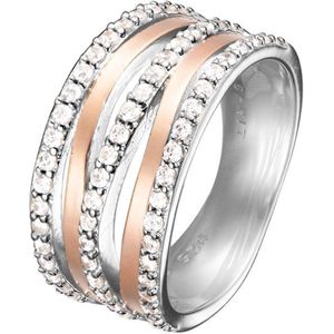 Esprit ESRG92274A Sunset Ring - Zilver - Rosékleurig - 16 mm