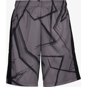 Dutchy Dry kinder voetbalshort zwart grijs - Maat 146/152