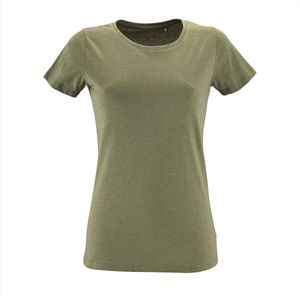 SOL'S Women´s Round Neck Fitted T-Shirt Regent L02758 - Heather Khaki - XXL