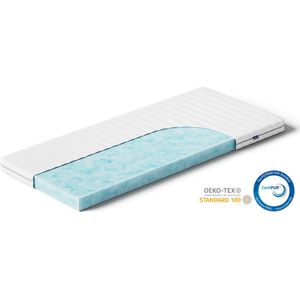 Akkon® Hybrid Topper Matras 130x200 - 7 cm dik | Koudschuim Topdekmatras - 90 nachten proefslapen