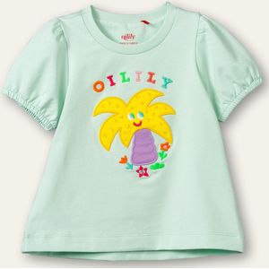 Oilily Tubba - T-shirt - Meisjes - Blauw - 110