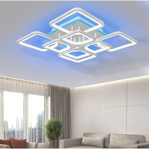 ItsIn® - Led Plafond Licht - 120 W - 2 Jaar Garantie - Sfeer - Lamp - Dimbare Helderheid - Art Deco - Verlichtingsarmaturen - Telefoon App - Verschillende Kleuren - Controle Koud Warm Licht