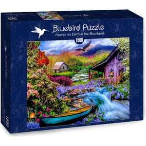 Bluebird puzzel 1500 stukjes ""Heaven on earth in the mountains