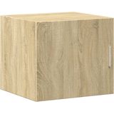 vidaXL - Wandkast - 45x42,5x40 - cm - bewerkt - hout - sonoma - eikenkleurig