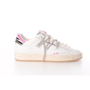 Crime London dames sneaker Riley wit leder