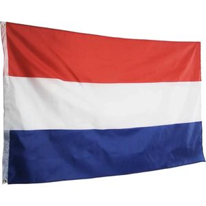 Nederlandse vlag 90x150cm - Geslaagd - WK Voetbal - Boeren protesten - Koningsdag - Goede kwaliteit - IXEN