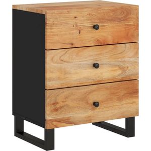 vidaXL-Nachtkastje-50x33x62-cm-massief-acaciahout-en-bewerkt-hout