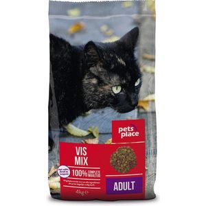 Pets Place Kat Adult - Kattenvoer - Vismix - 4 kg