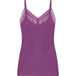 ten Cate Secrets spaghetti top lace purple voor Dames | Maat M