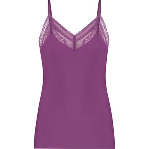 ten Cate Secrets spaghetti top lace purple voor Dames | Maat L