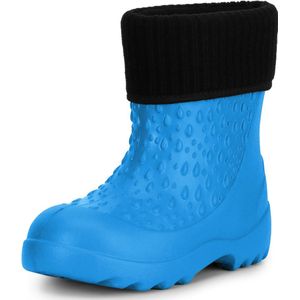 Ladeheid Kinder Regenlaarzen - Thermo Rubberlaarzen Vederlicht - EVA - LA-DW-KidsWinter - Turquoise 6706 - 30/31