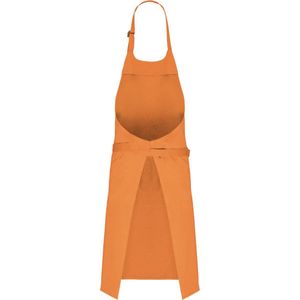 Schort/Tuniek/Werkblouse Unisex One Size Kariban Light Orange 100% Katoen