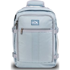 CabinMax Metz Reistas – Handbagage 24L Wizz Air – Rugzak – Schooltas - 40x30x20 cm – Compact Backpack – Lichtgewicht – Aspen Blue