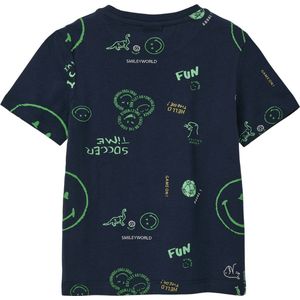 S'Oliver Boy-T-shirt--91A1 GREY/BLACK-Maat 104/110