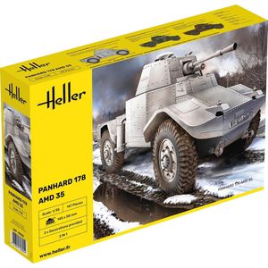 1:35 Heller 30325 Panhard 178 AMD 35 Plastic Modelbouwpakket