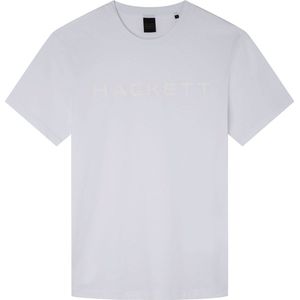 Hackett Essential T-shirt Met Korte Mouwen Wit L Man
