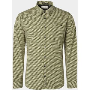 No Excess Mannen Lange Mouw Shirt Olijf XL