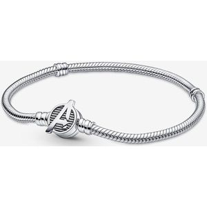 Fler® | Armband 925 Sterling Zilver | 925 Sterling Zilver armband | geschikt voor alle populaire bedelcollecties | De Superheldenalliantie Logo Sluiting | Elegante dames armband | Maat 19