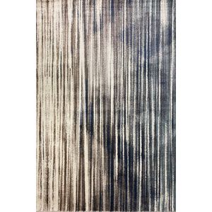 Aledin Carpets Juancho Hoogpolig Shaggy Vloerkleed 160x230cm grijs/wit