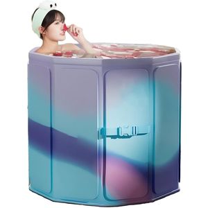 Zitbad voor volwassenen - Opvouwbaar bad voor in douche - Dompelbad - Bath bucket - Eenvoudig Opbergbaar Badkuip - Ook te gebruiken als ijsbad - Ice Bath - 140L 80CM*