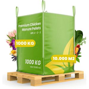Kippenmestkorrels (bigbag = 1000 Kg – Voor 10.000 M2) Organifer