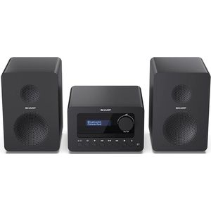 Stereo Set met cd Speler en Radio - Met Afstandsbediening - FM - Bleutooth - Dubbele Speakers