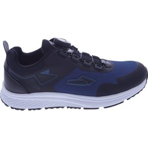 Piedro Sport - Chris - Sneakers - Blauw Zwart - Vetersluiting draaisluiting - Schoenmaat - 33