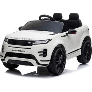 Range Rover Evoque elektrische kinderauto Accu Auto met Bluetooth en afstandsbediening - Wit