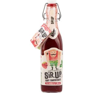 Sir Up Frisdrank strawberry mint - Flesje 50 cl